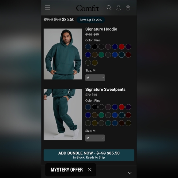 Comfrt Signature Set - Picture 2 of 11
